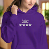 Grandma’s Little Monsters Hoodie – Personalized Embroidered Hoodie, Gift for Grandparents