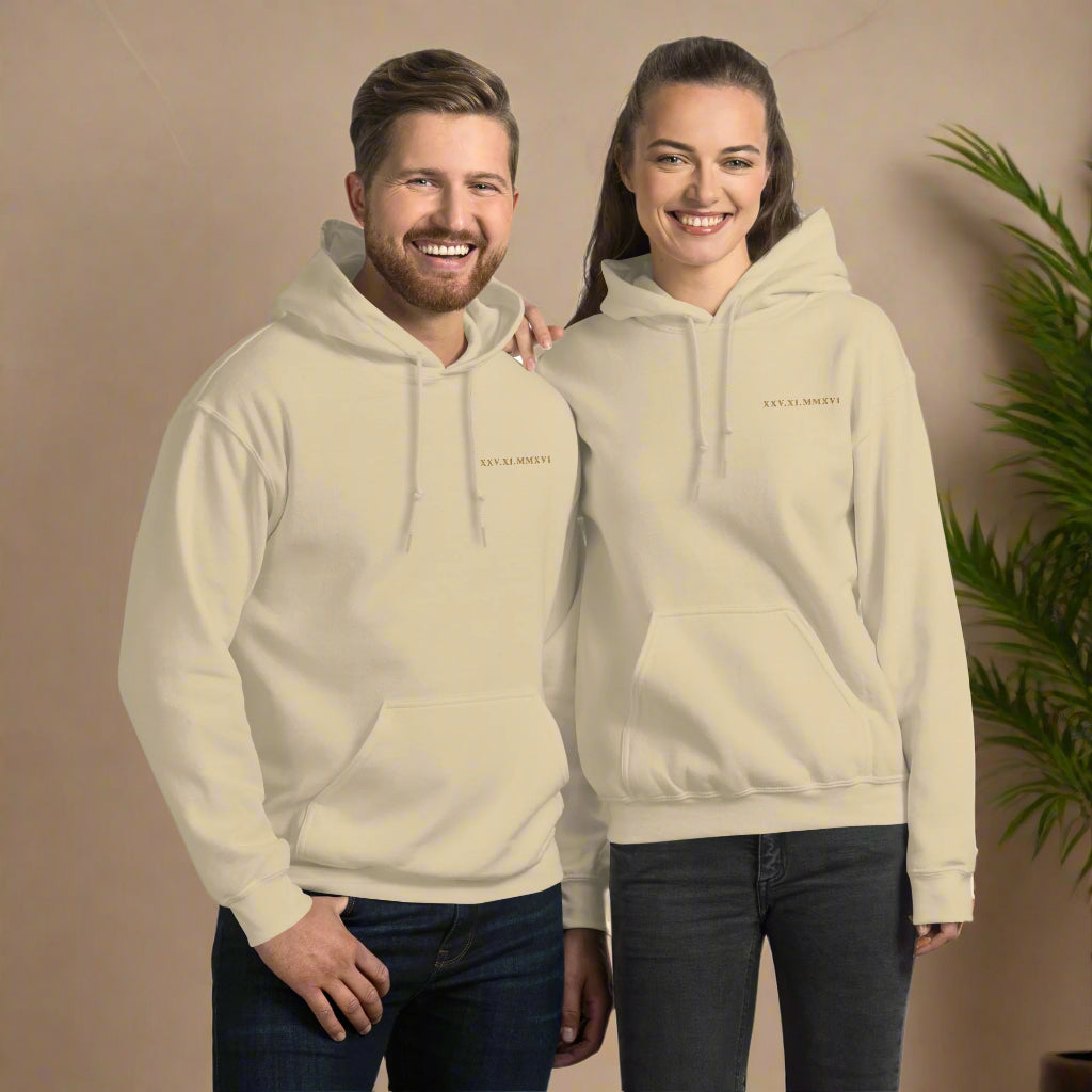 Roman Numerals Unisex Hoodie
