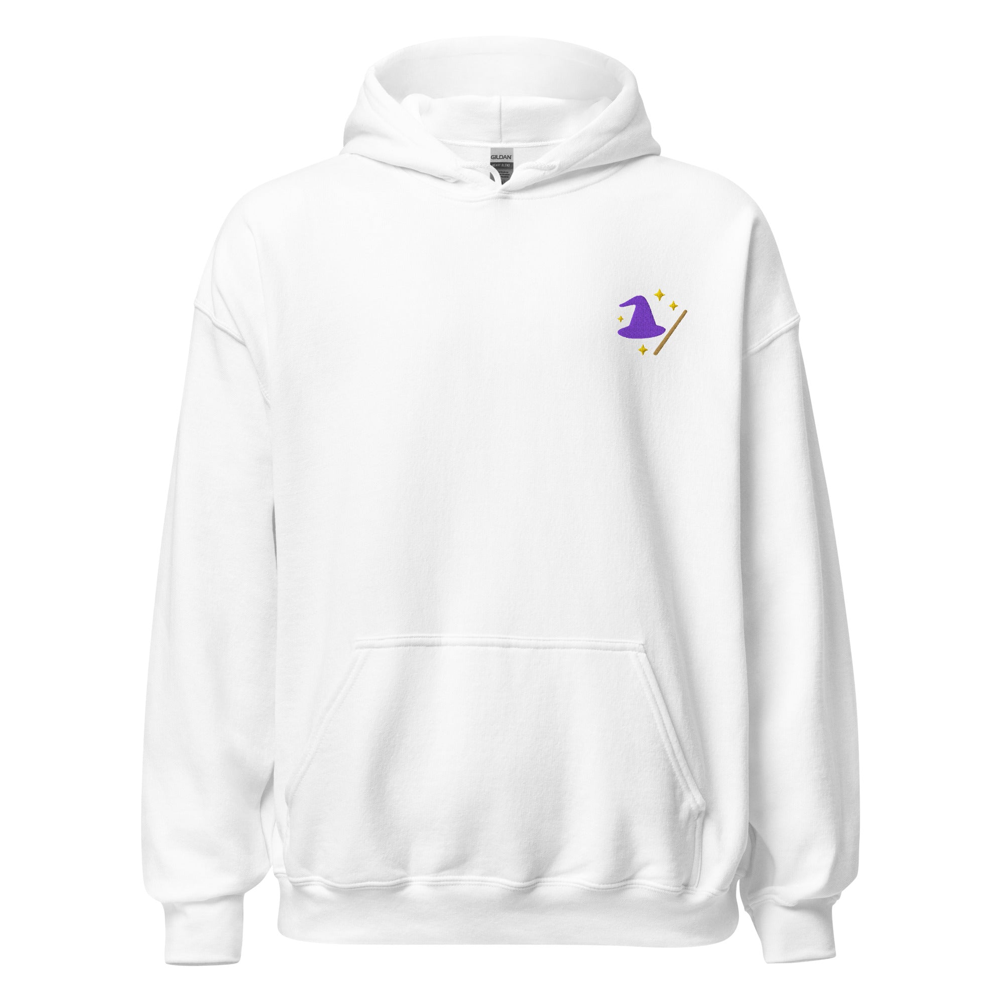 Witch Hat Hoodie – Personalized Embroidered Hoodie, Halloween or Fantasy Gift