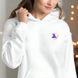 Witch Hat Hoodie – Personalized Embroidered Hoodie, Halloween or Fantasy Gift
