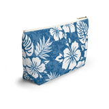 Floral Hawaiian T-Bottom Accessories Pouch