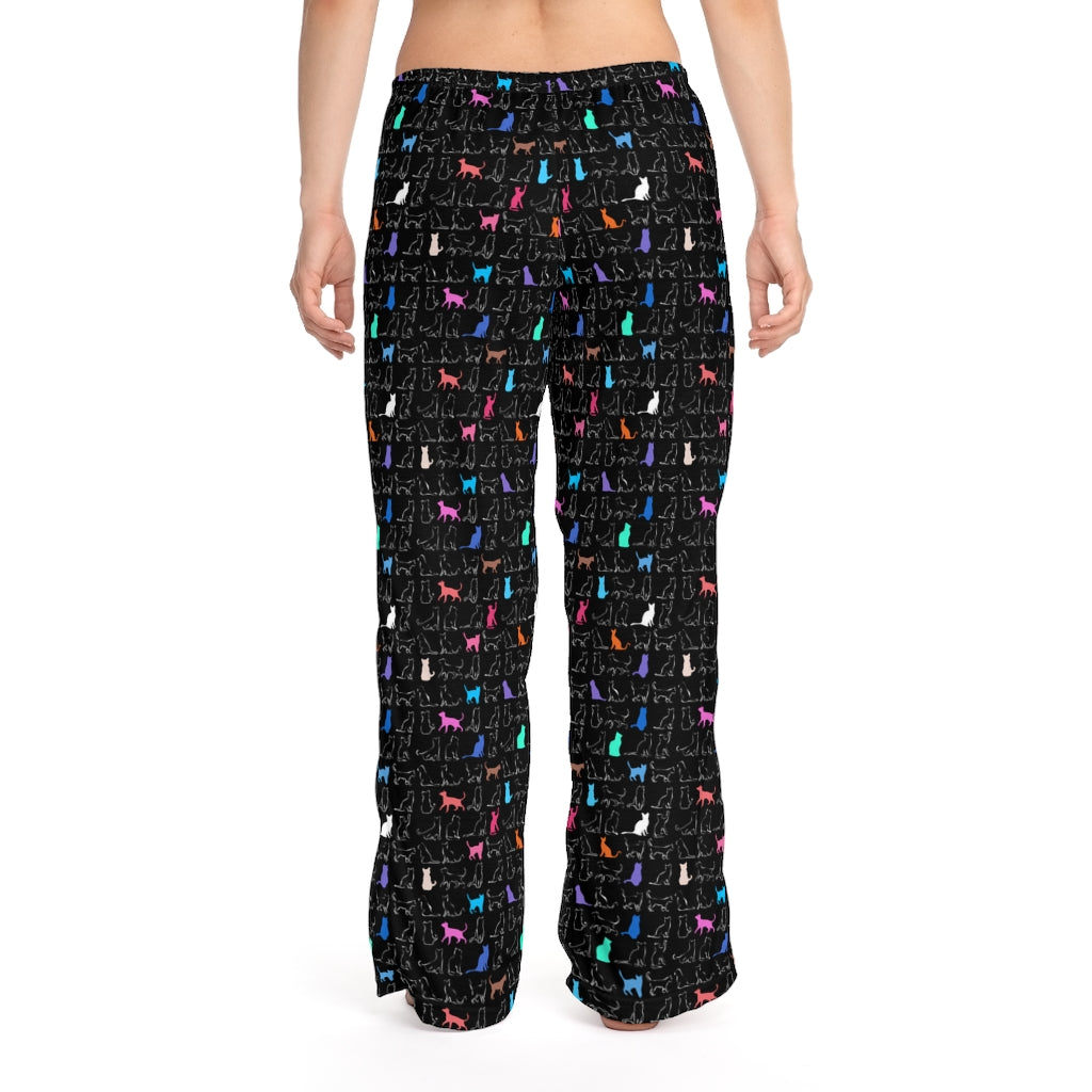 Colorful Cats Women's Pajama Pants