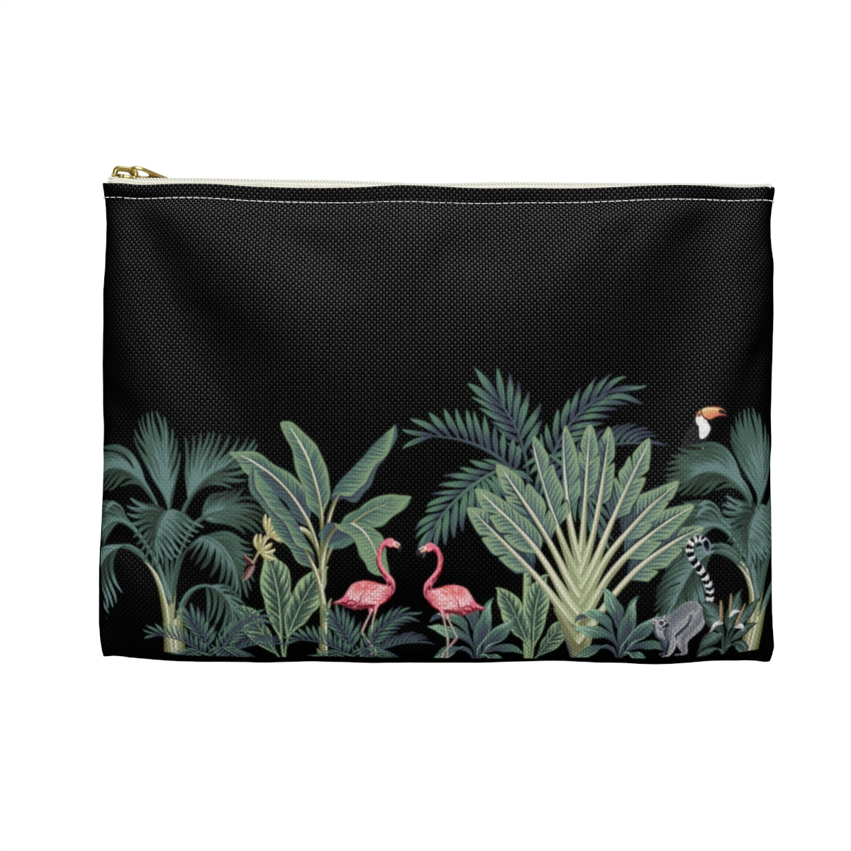 Personalized Tropical Island Accessories Pouch