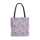 Pink Ferns Nature Tote Bags