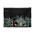 Personalized Tropical Island Accessories Pouch