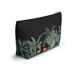 Personalized Tropical Island T-Bottom Accessories Pouch