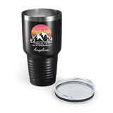 Personalized Mountains Ringneck Tumbler Travel Mugs, 30oz