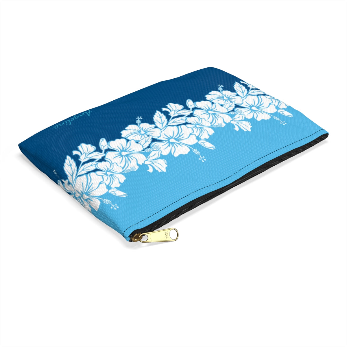 Personalized Aloha Hawaiian Flowers Accessories Pouch