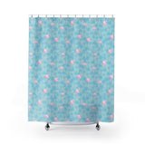 Flamingos Palm Trees Shower Curtains