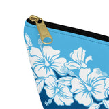 Personalized Aloha Hawaiian Flowers T-Bottom Accessories Pouch