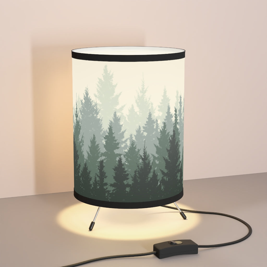 Wild Forest Trees Tripod Lamp (US/CA Plug)