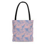 Pink Ferns Nature Tote Bags