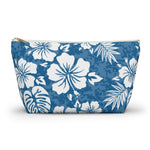 Floral Hawaiian T-Bottom Accessories Pouch