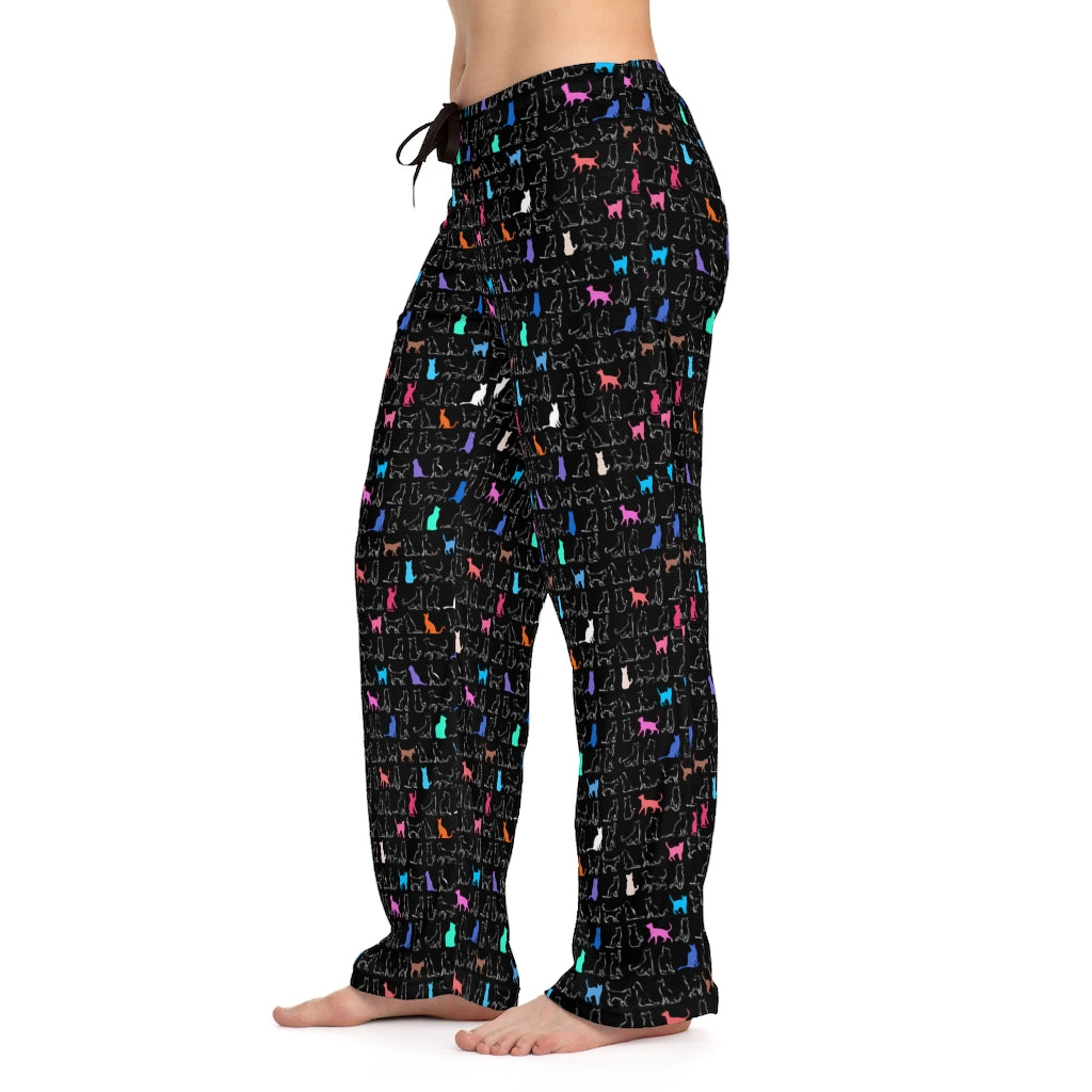 Colorful Cats Women's Pajama Pants