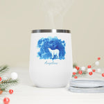 Personalized Polar Bear Wine Tumbler, 12oz