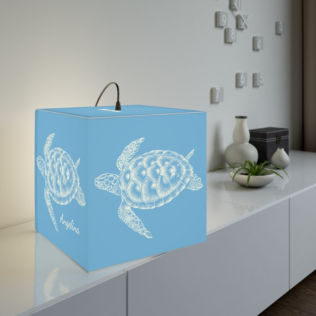 Personalized Sea Turtle Light Cube Lamp (US | EU Plug)