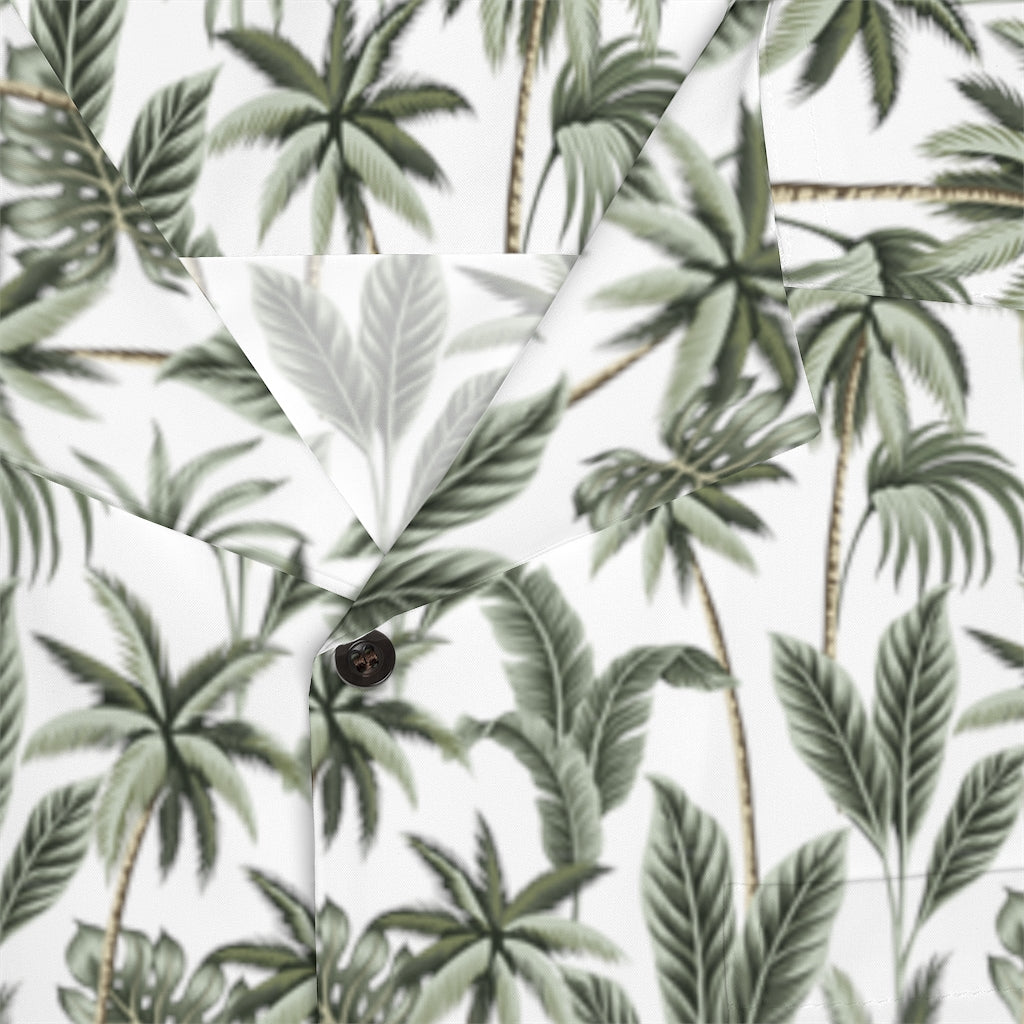 Tropical Palm Trees Men's Hawaiian Shirt
