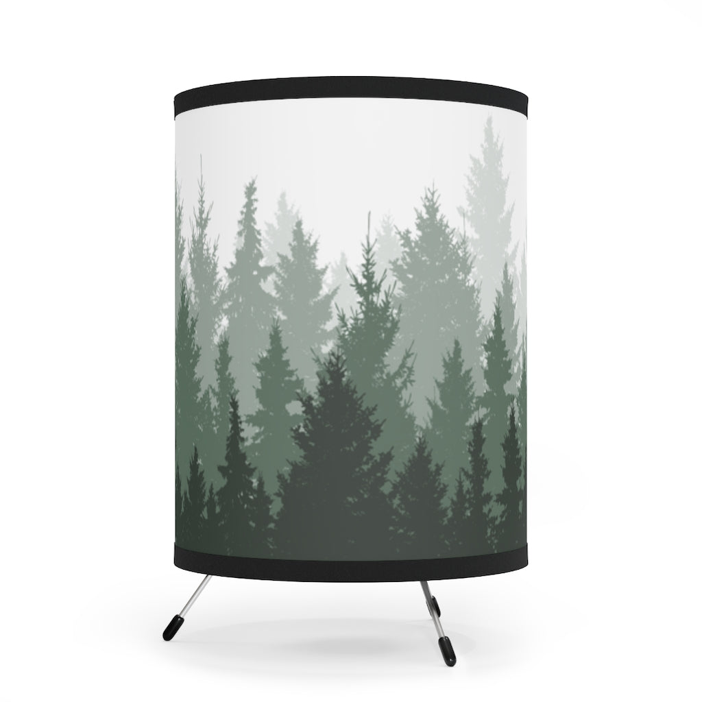 Wild Forest Trees Tripod Lamp (US/CA Plug)