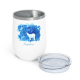 Personalized Polar Bear Wine Tumbler, 12oz