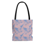 Pink Ferns Nature Tote Bags