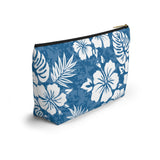 Floral Hawaiian T-Bottom Accessories Pouch