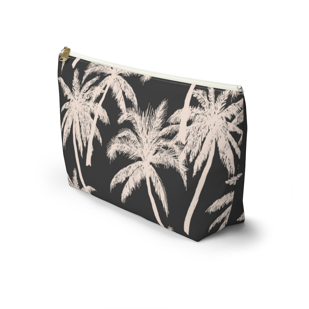 Hawaiian Palm Trees T-Bottom Accessories Pouch
