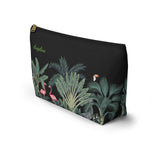 Personalized Tropical Island T-Bottom Accessories Pouch