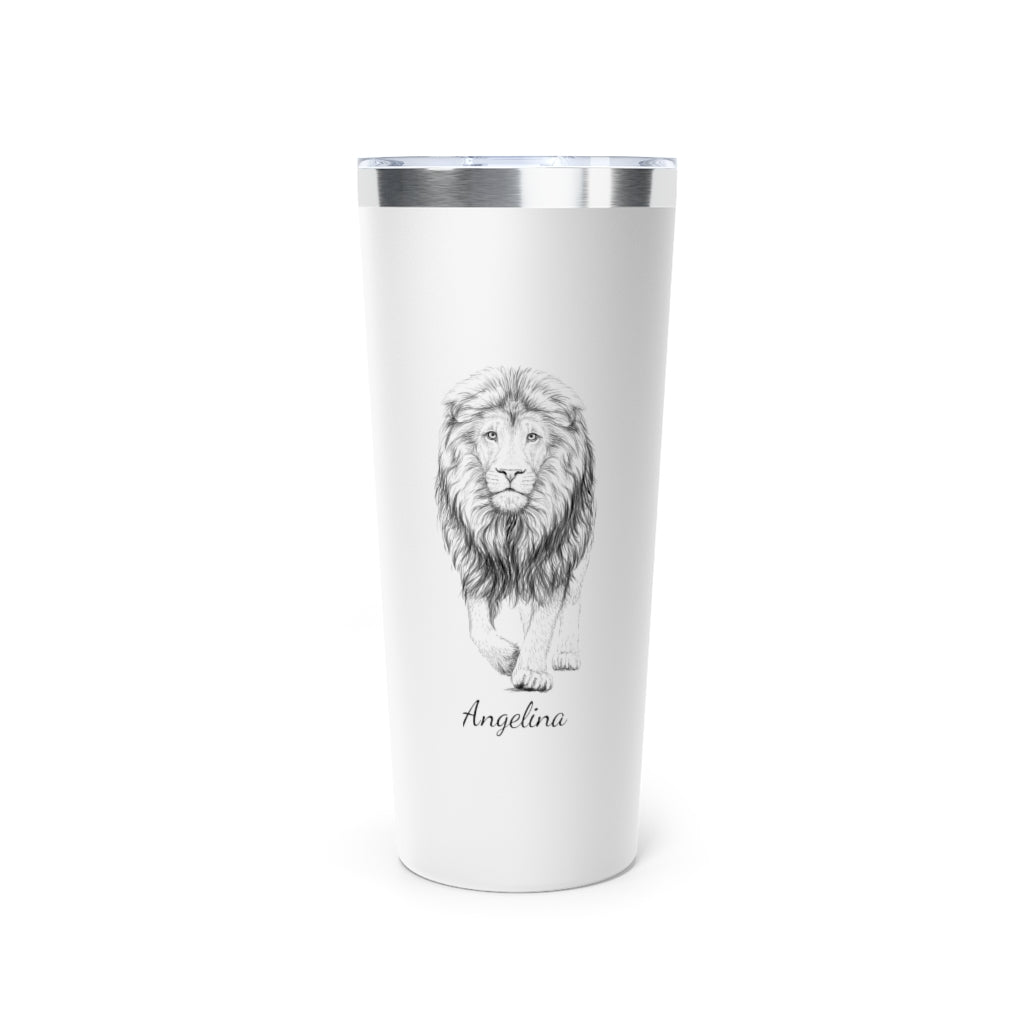 Personalized Lion Tumbler Travel Mugs, 22oz