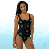 Aloha Hawaii Palm Trees One Piece Swimsuit