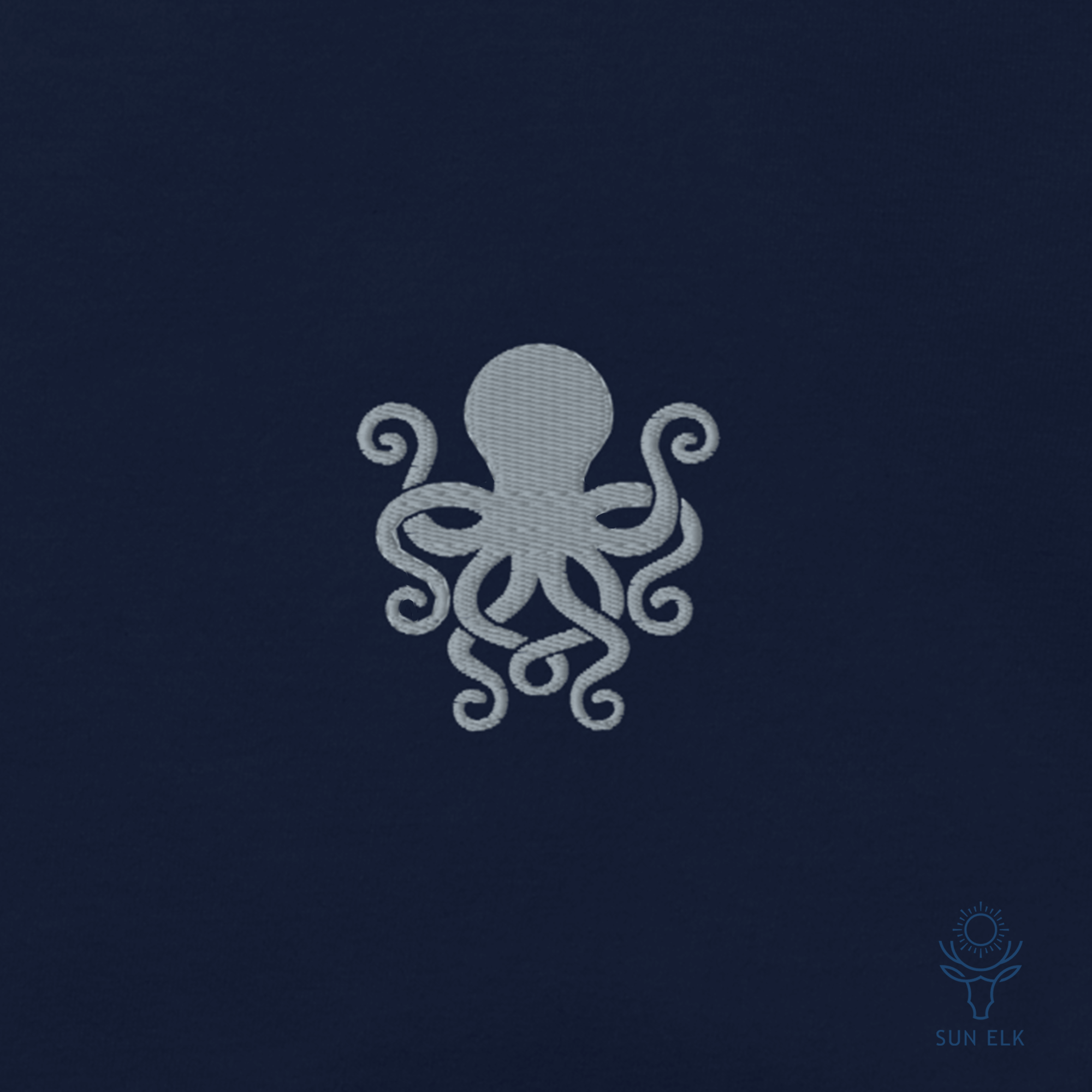Octopus Embroidered Softstyle T-Shirt