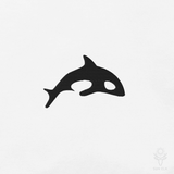 Killer Whale Embroidered Softstyle T-Shirt