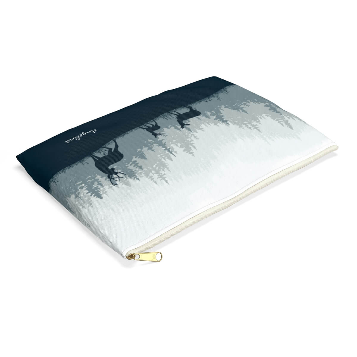 Personalized Deer Elk Family Accessories Pouch