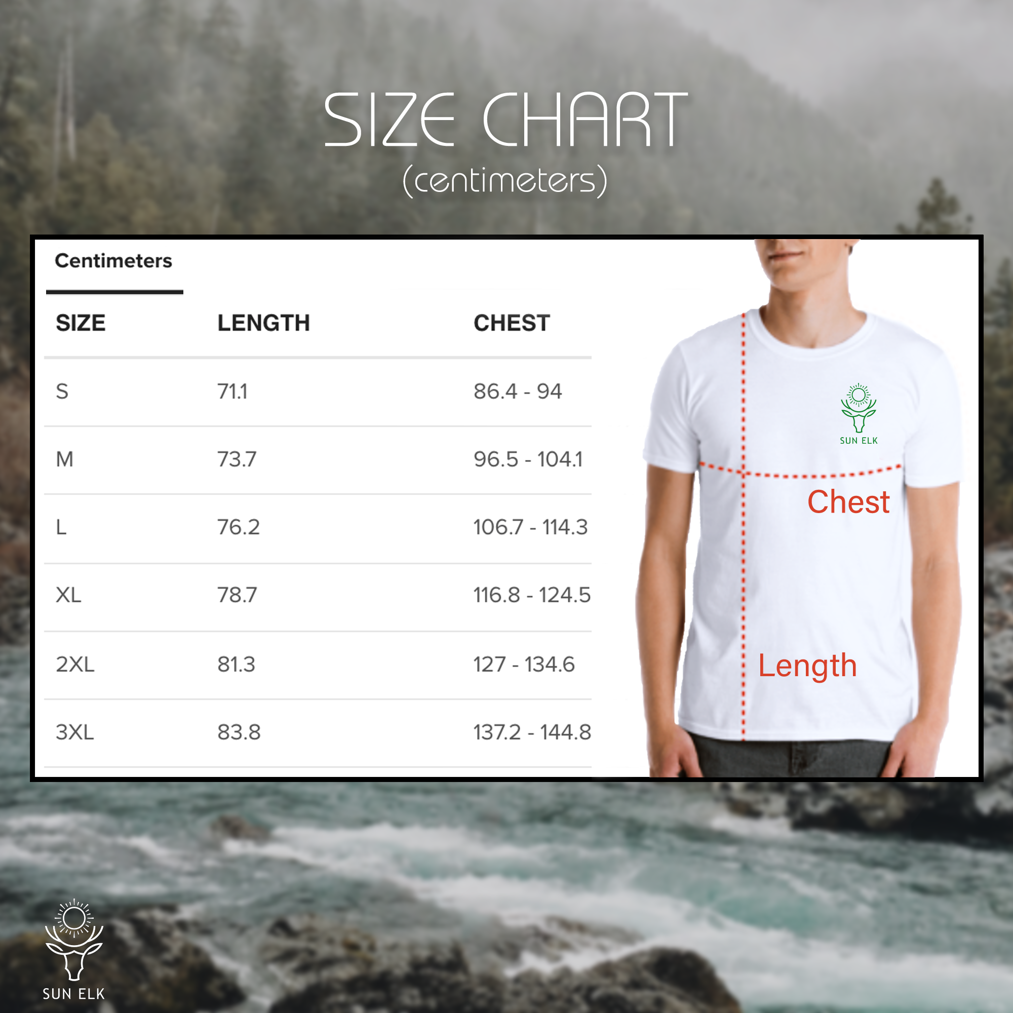 Minimalist Mountain & Trees Softstyle T-Shirt