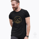 Minimalist Mountain & Trees Softstyle T-Shirt