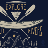 Explore The Wild Rivers Kayaking Softstyle T-Shirt