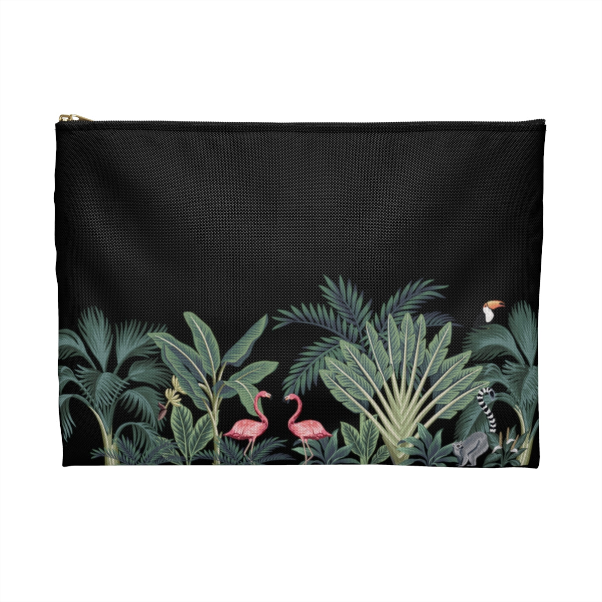 Personalized Tropical Island Accessories Pouch