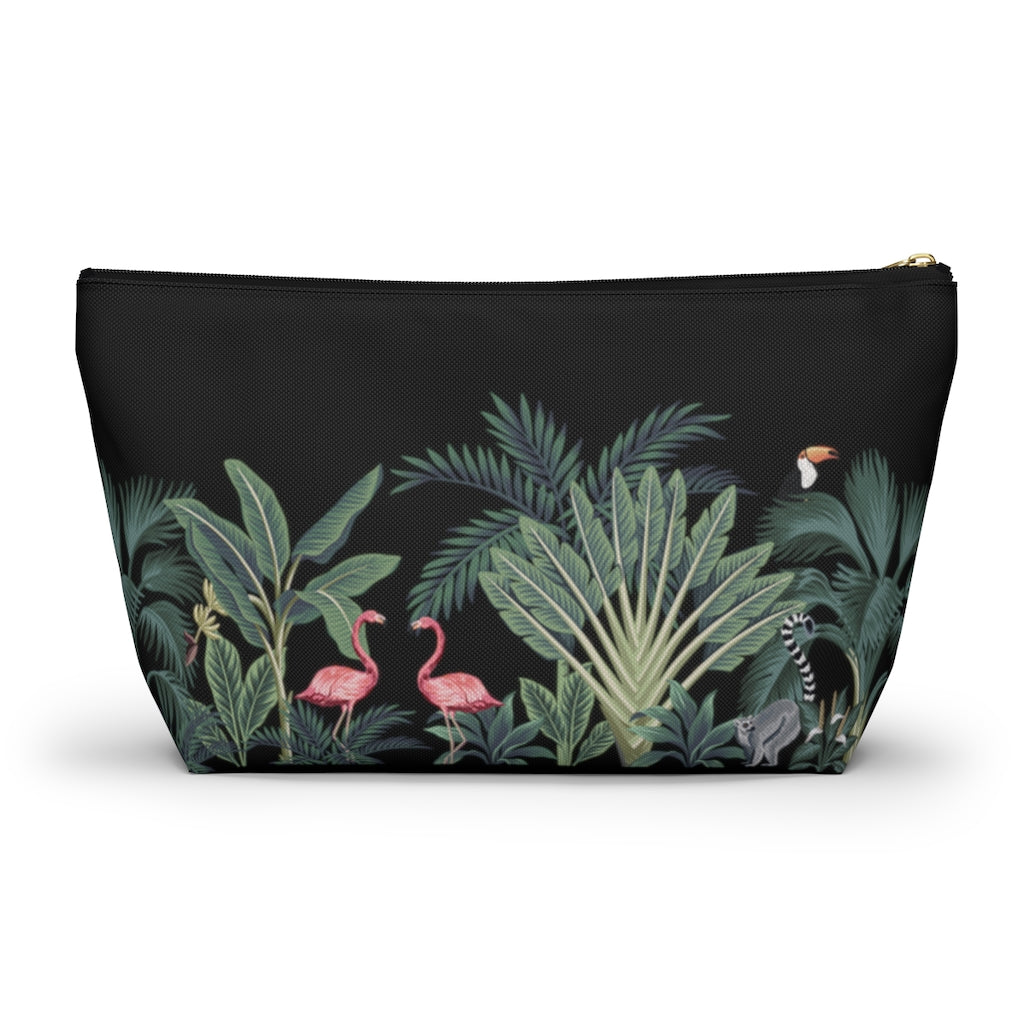 Personalized Tropical Island T-Bottom Accessories Pouch