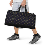 Golden Bumble Bee Black Duffel Bag