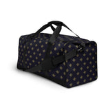 Golden Bumble Bee Black Duffel Bag