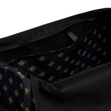 Golden Bumble Bee Black Duffel Bag