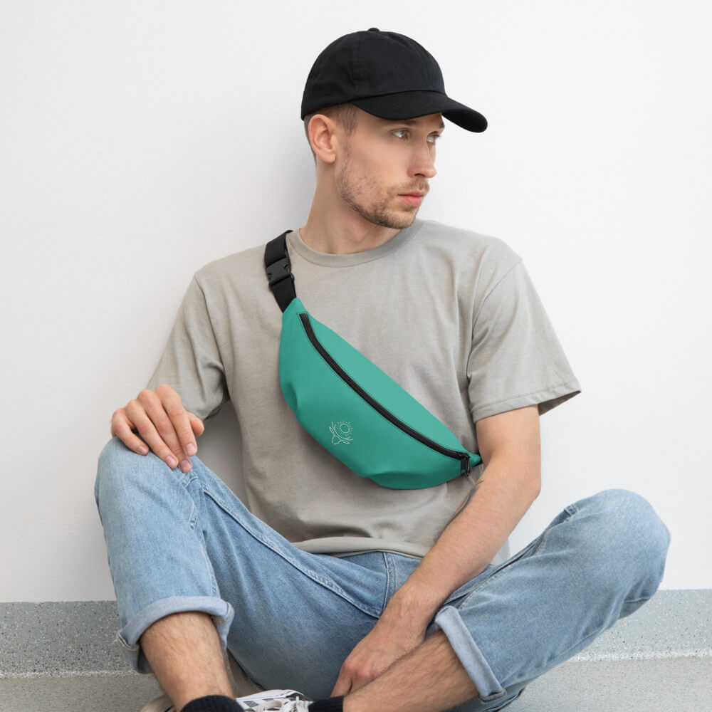 Sun Elk Green Hip Bag