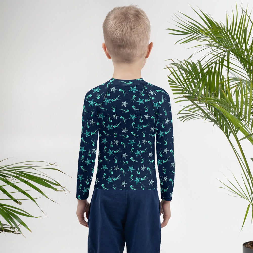 Jellyfish & Starfish Kids Rash Guard