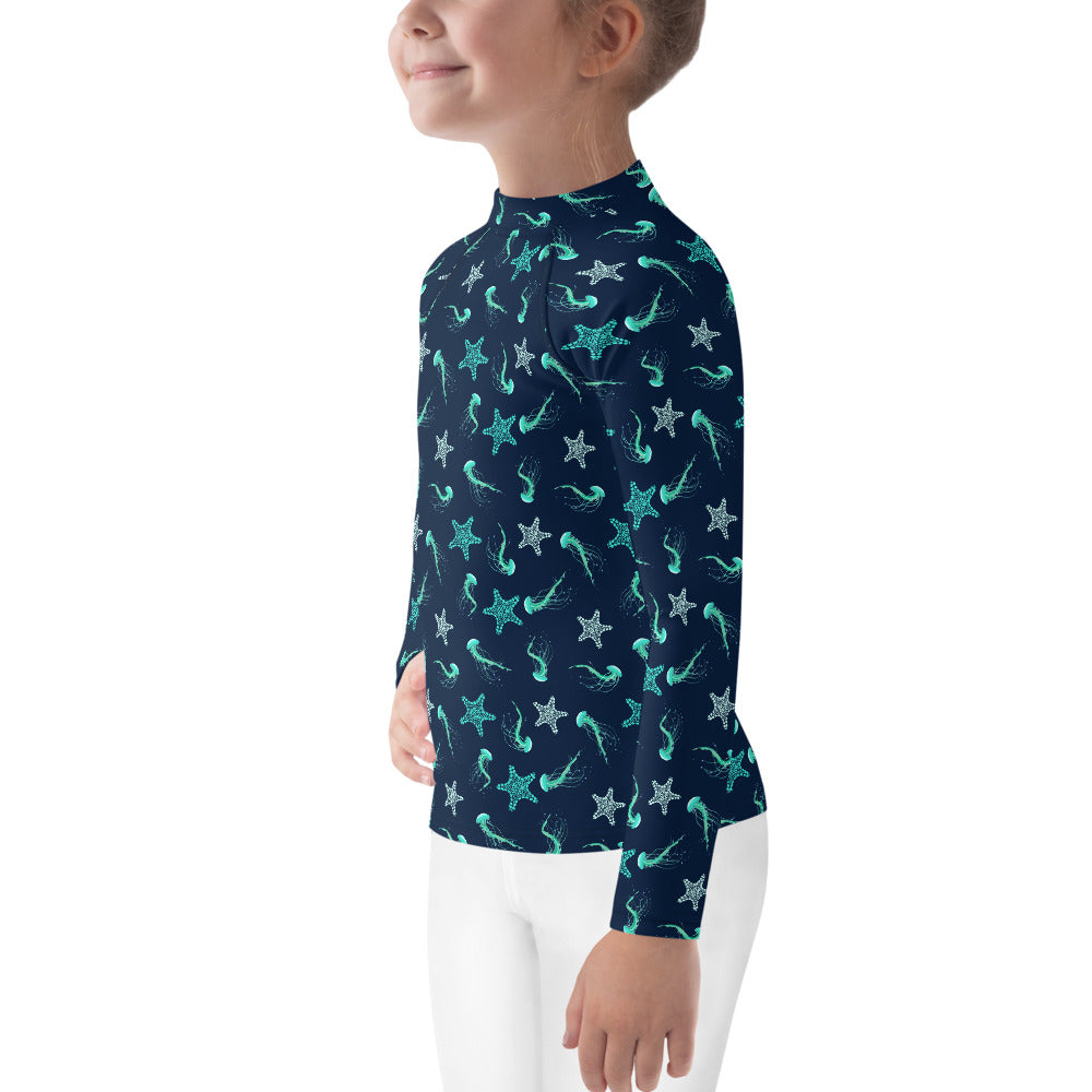 Jellyfish & Starfish Kids Rash Guard