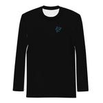 Shark Men's Black Rash Guard