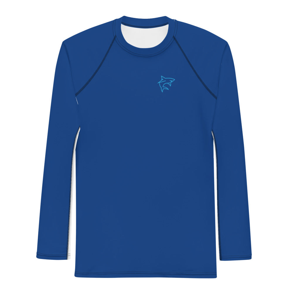 Shark Men's Blue Rash Guard