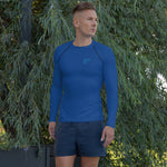 Shark Men's Blue Rash Guard