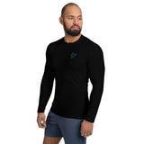 Shark Men's Black Rash Guard