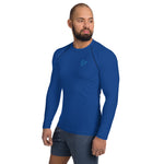 Shark Men's Blue Rash Guard