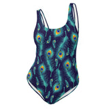 Peacock Feather One Piece Women's Swimsuit