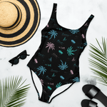 Aloha Hawaii Palm Trees One Piece Swimsuit